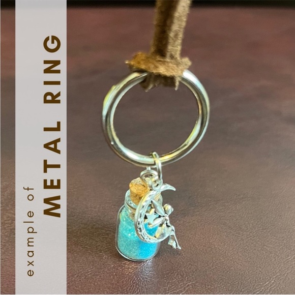 Handcrafted leather BOHO Pixie Dust Necklace - Picture 4 of 10